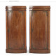 Paire de Cabinets-Piedestaux Neo-classiques en acajou , Danemark, circa 1840
