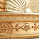 Console et miroir dorés Empire Suède, circa 1830