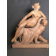 « Ariane sur sa Panthère «  d’après Danneker, Figurine en terracotta de la Manufacture Hjorth.