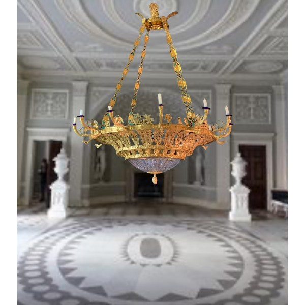 Very large Empire Chandelier