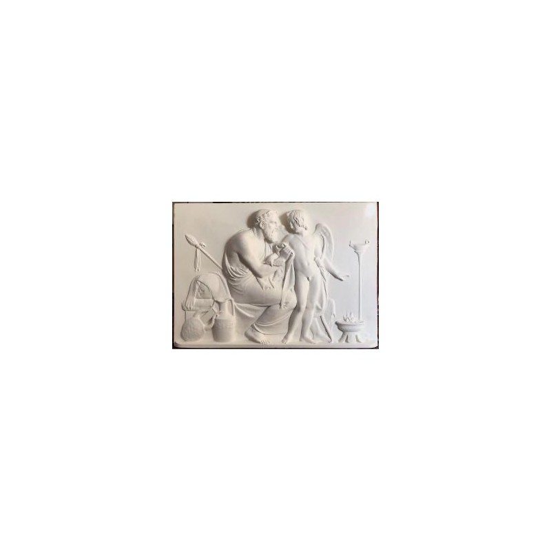 Anacreon et Cupidon, bas-relief d’après Thorvaldsen