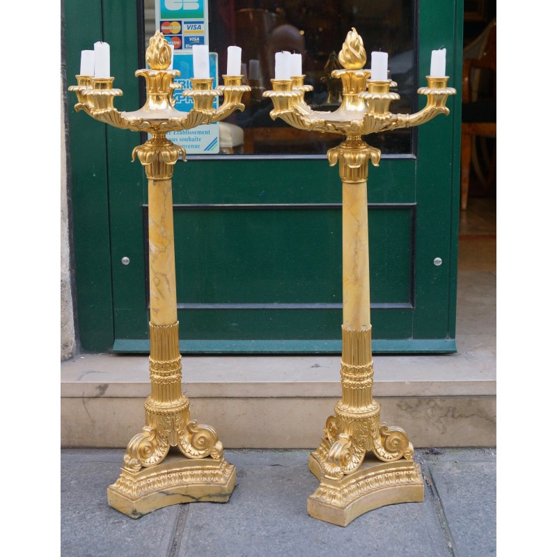 Pair Of French Candelabras